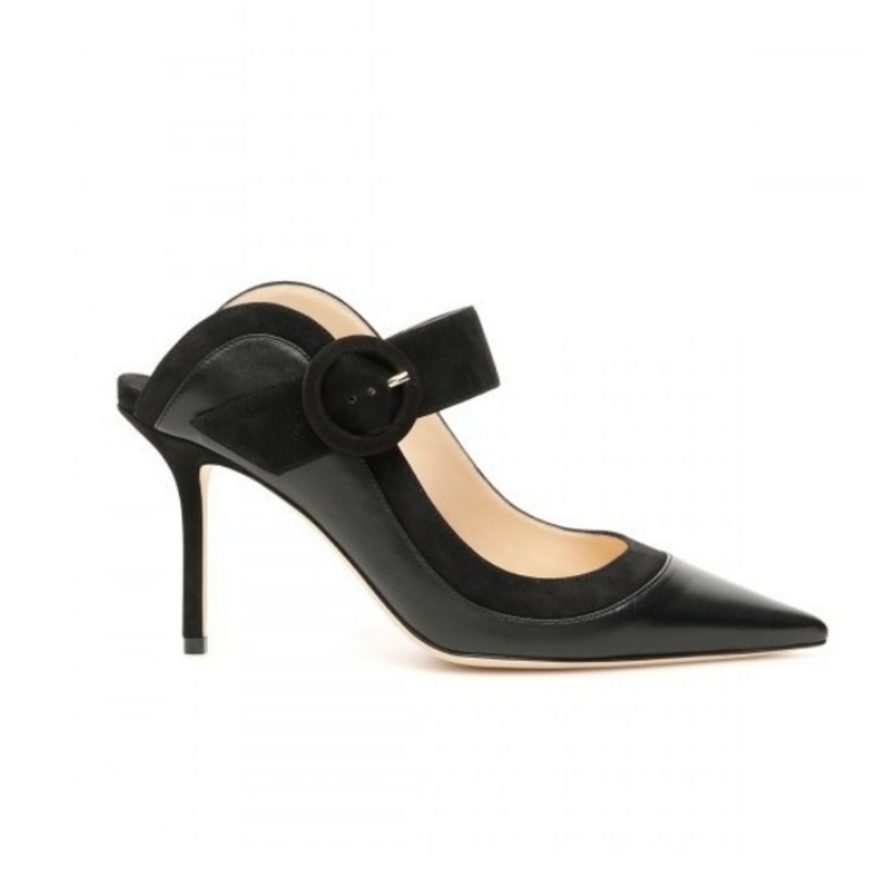 Jimmy Choo Elegant Black Stiletto Heels / NEW